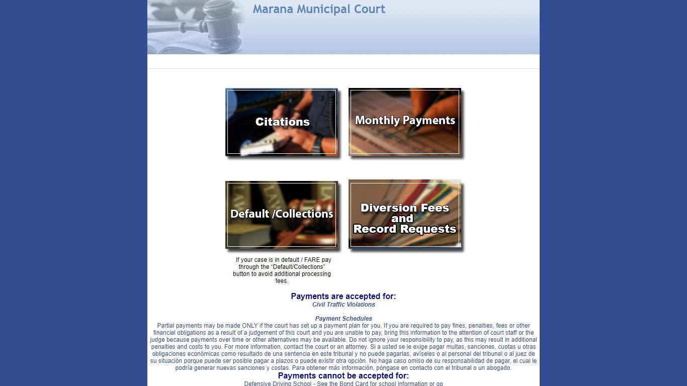 Online Payments - nCourt